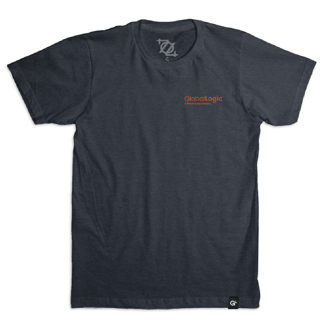 GlobalLogic Tee - Navy/Orange