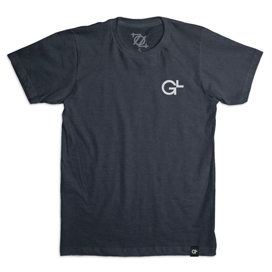 GlobalLogic GL Monogram Tee - Midnight Navy/White