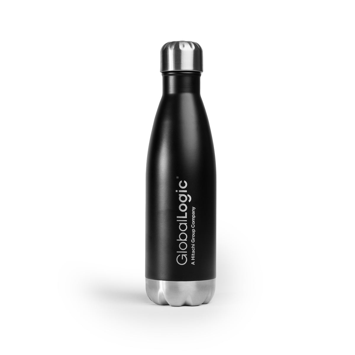 GlobalLogic Stainless Double Walled Bottle - Black